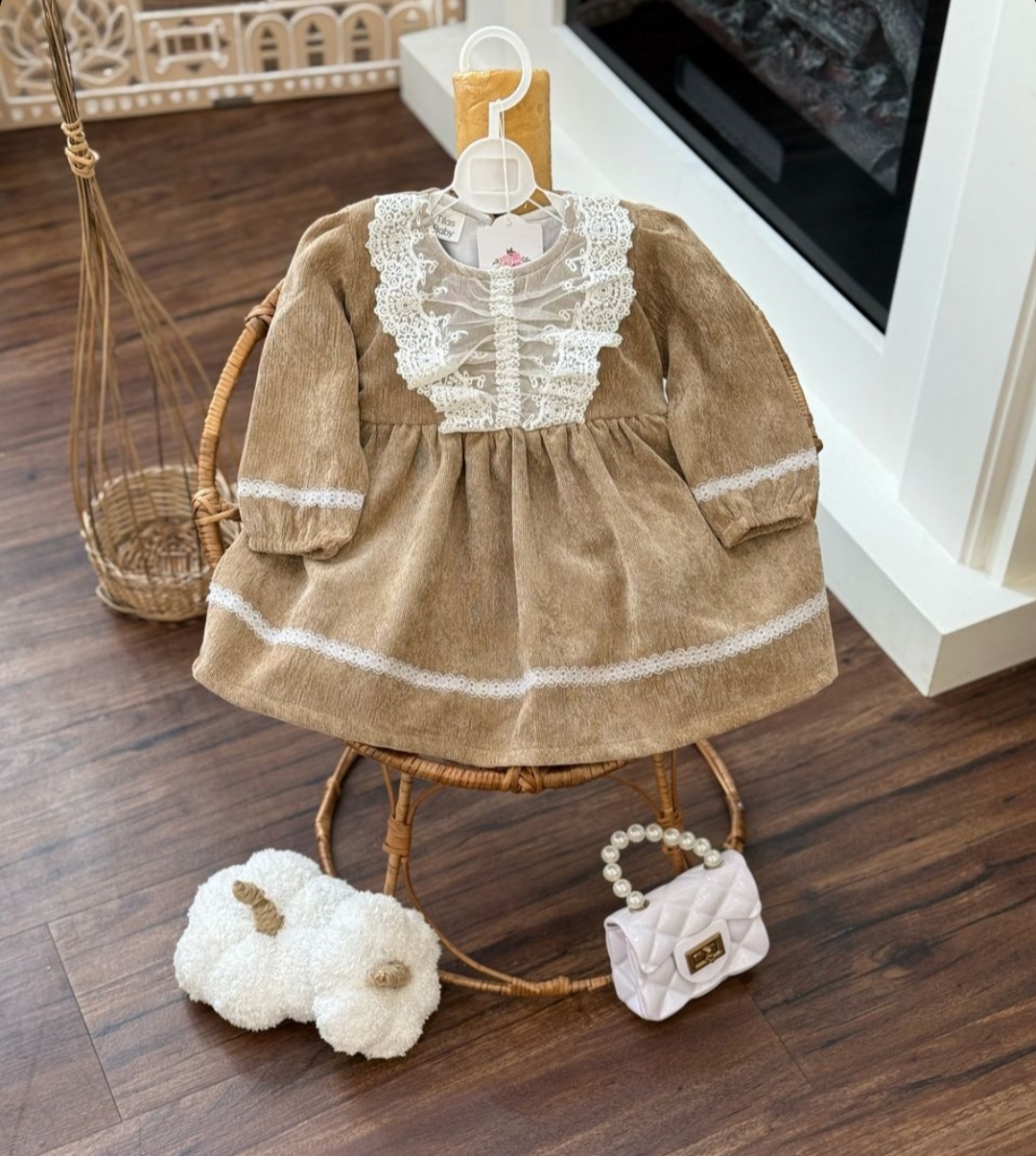 پیراهن طرح فرانسوی توری